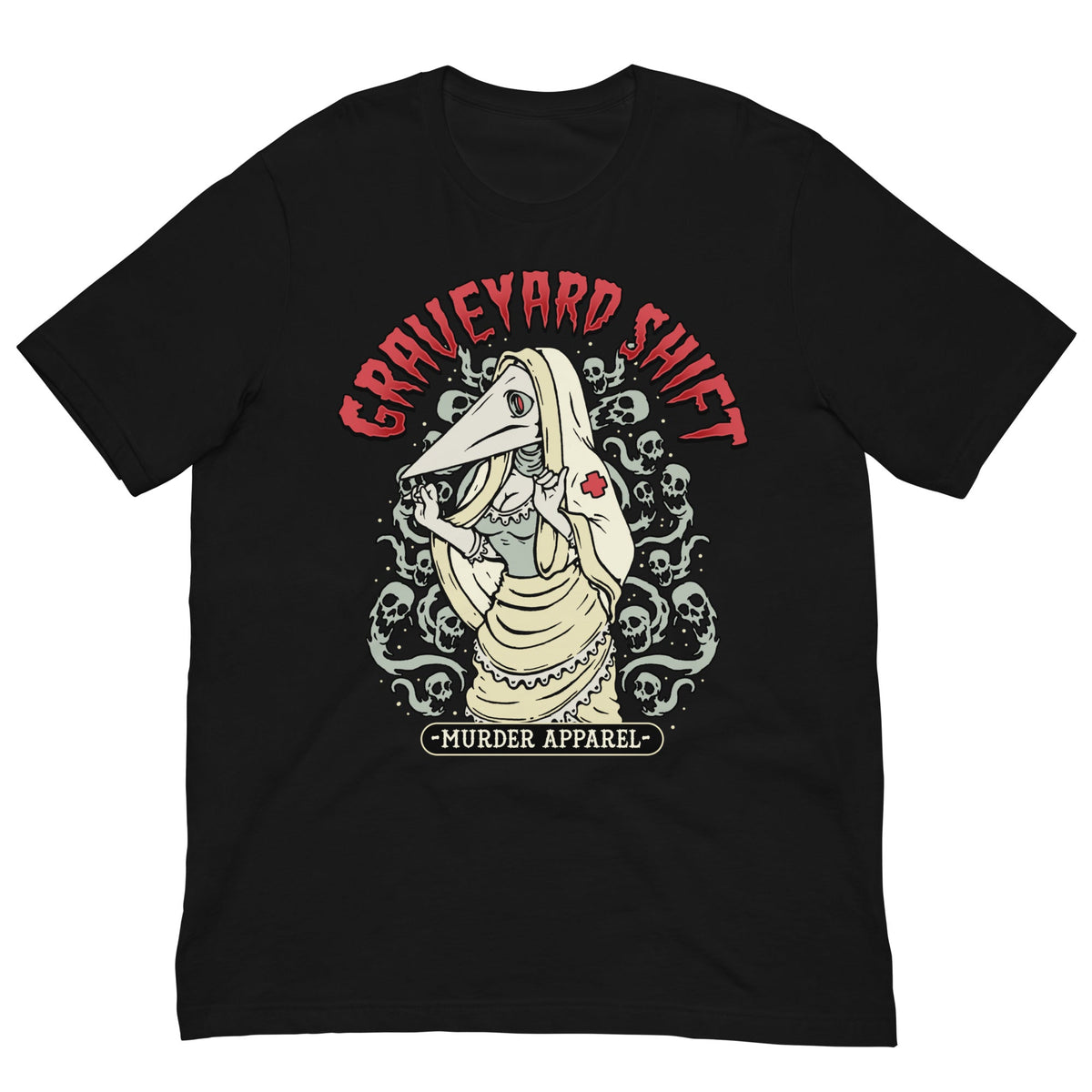 Plague Nurse Graveyard Shift T-Shirt
