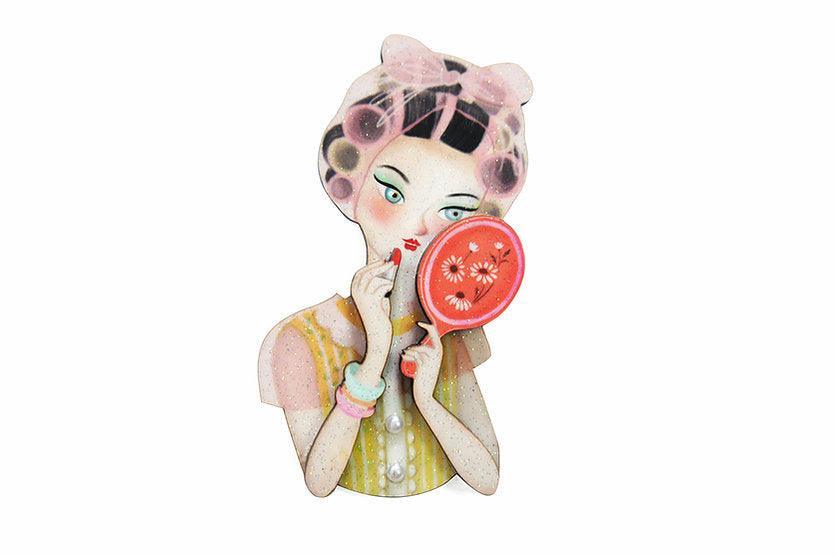 Vanity Lady Brooch by Laliblue