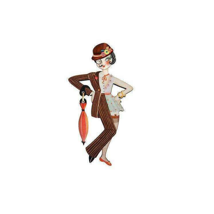 Victor Victoria Halloween Brooch by Laliblue | PRE-ORDER SHIPS IN 2-3 WEEKS