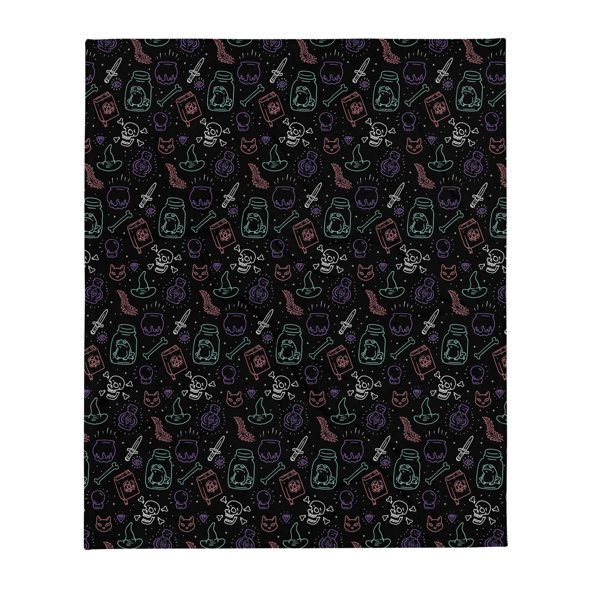 Witchy Vibes Throw Blanket