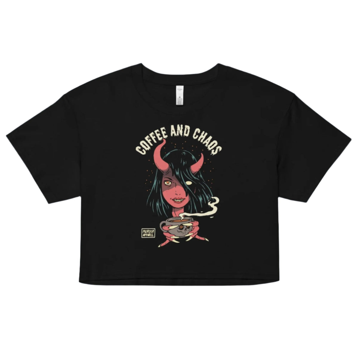 Coffee And Chaos Crop Top