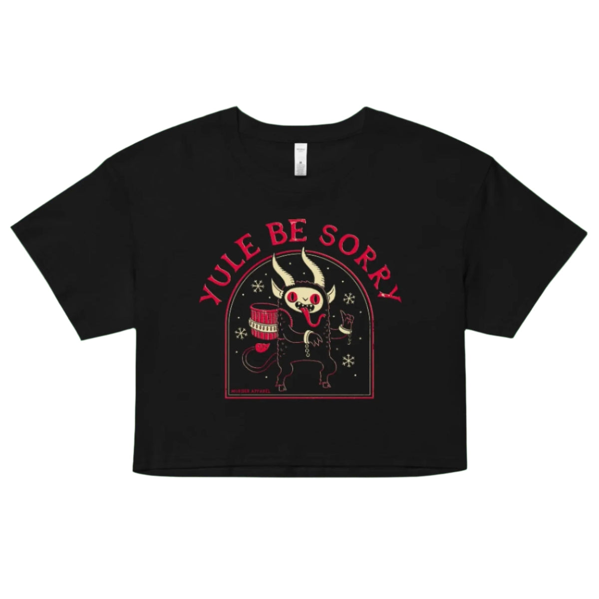 Yule Be Sorry Krampus Crop Top