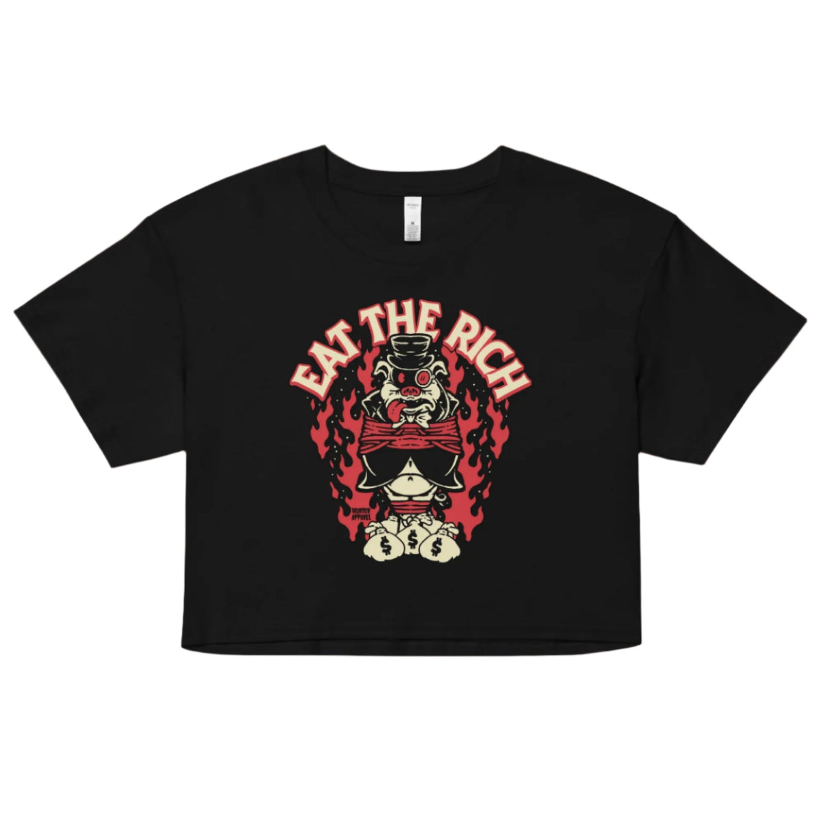 Eat The Rich Crop Top