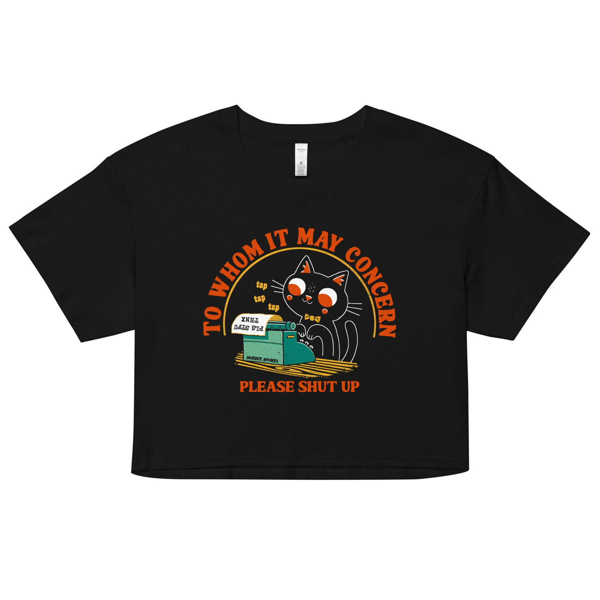 Please STFU Crop Top