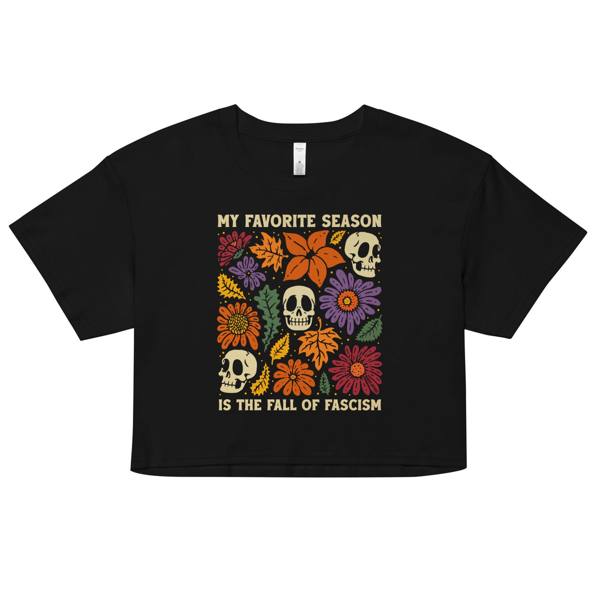 Fall Of Fascism Crop Top