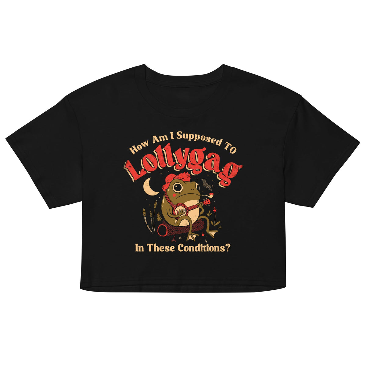 Lollygag Frog Crop Top