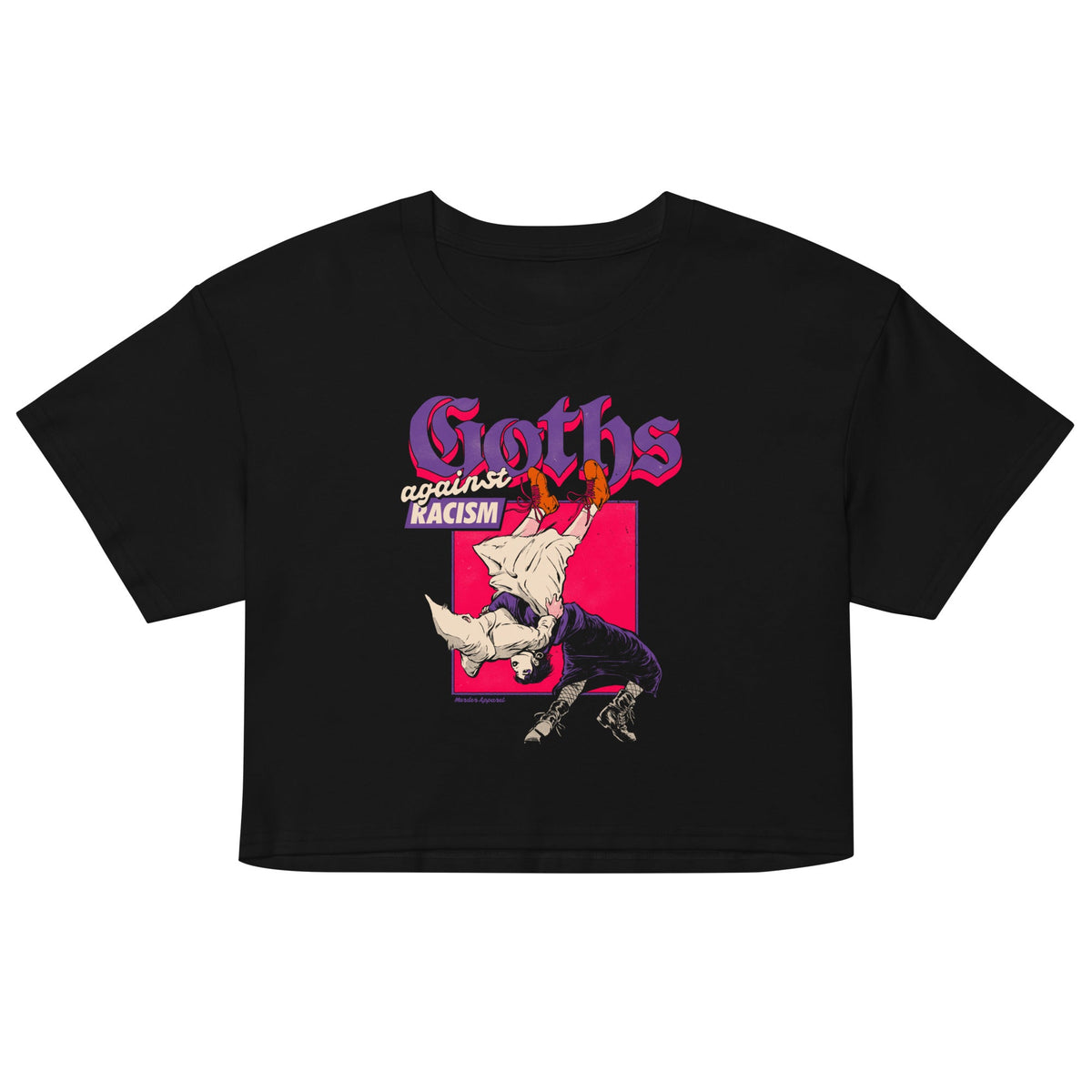 Goths Against Racism Crop Top