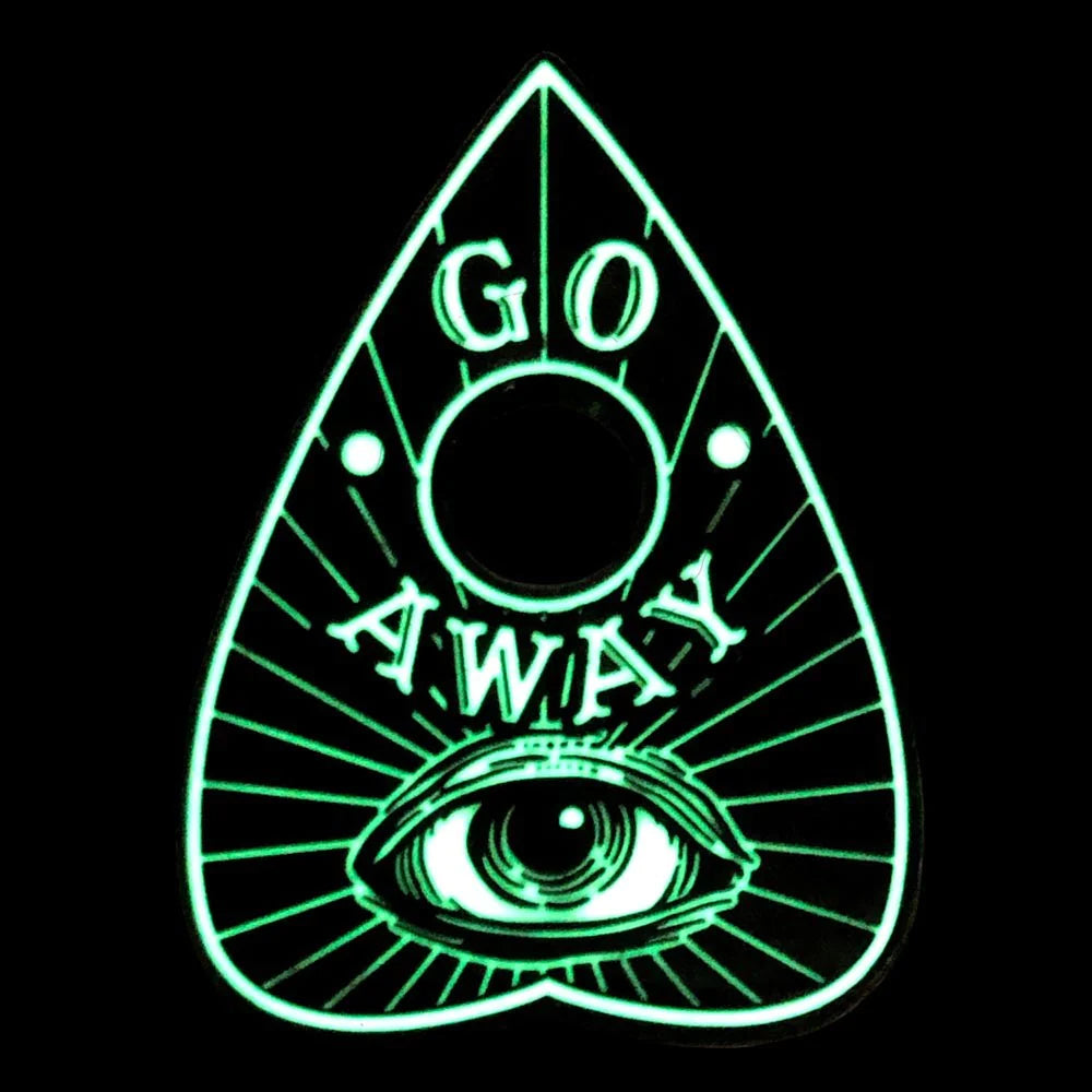 Glow-In-The-Dark Planchette Pin