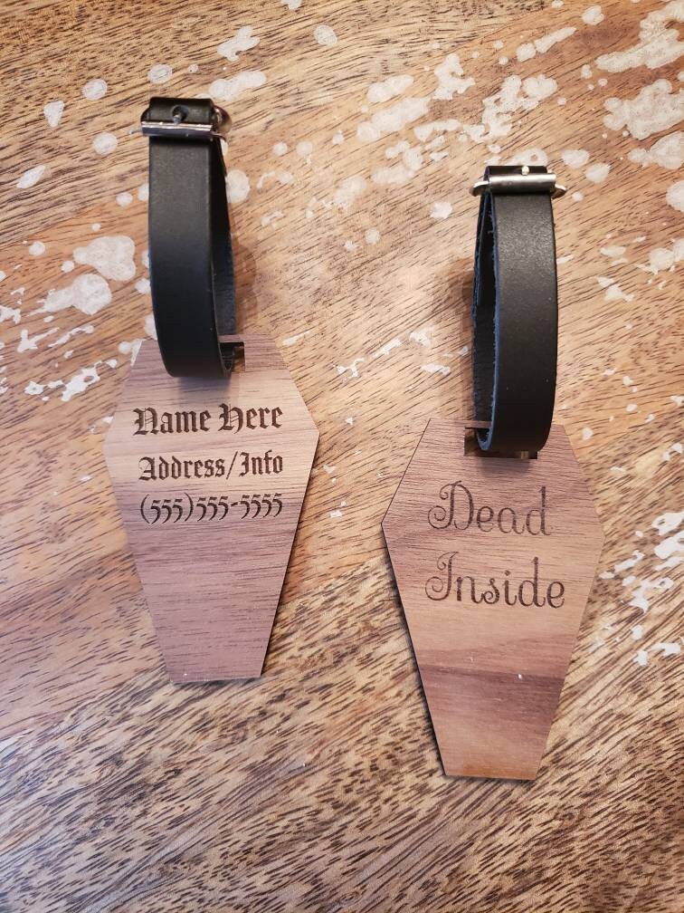 Etiqueta de equipaje Dead Inside