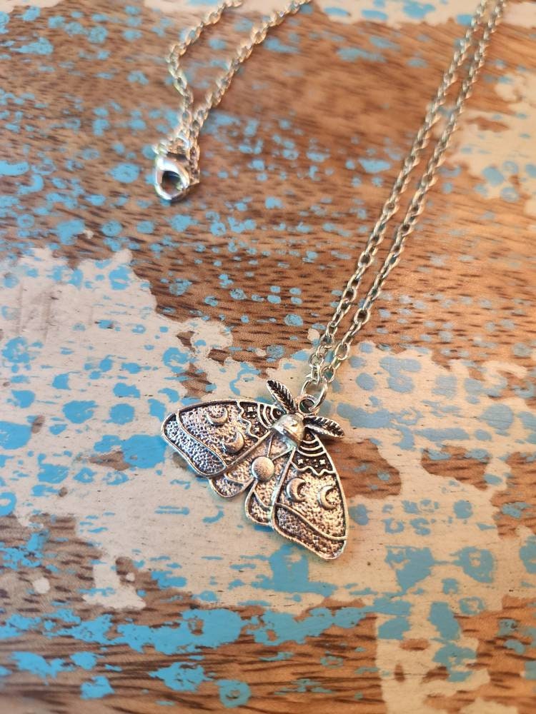 Lunar Moth Necklace