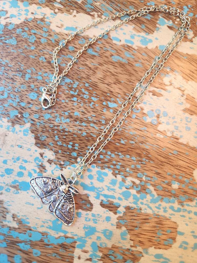 Lunar Moth Necklace