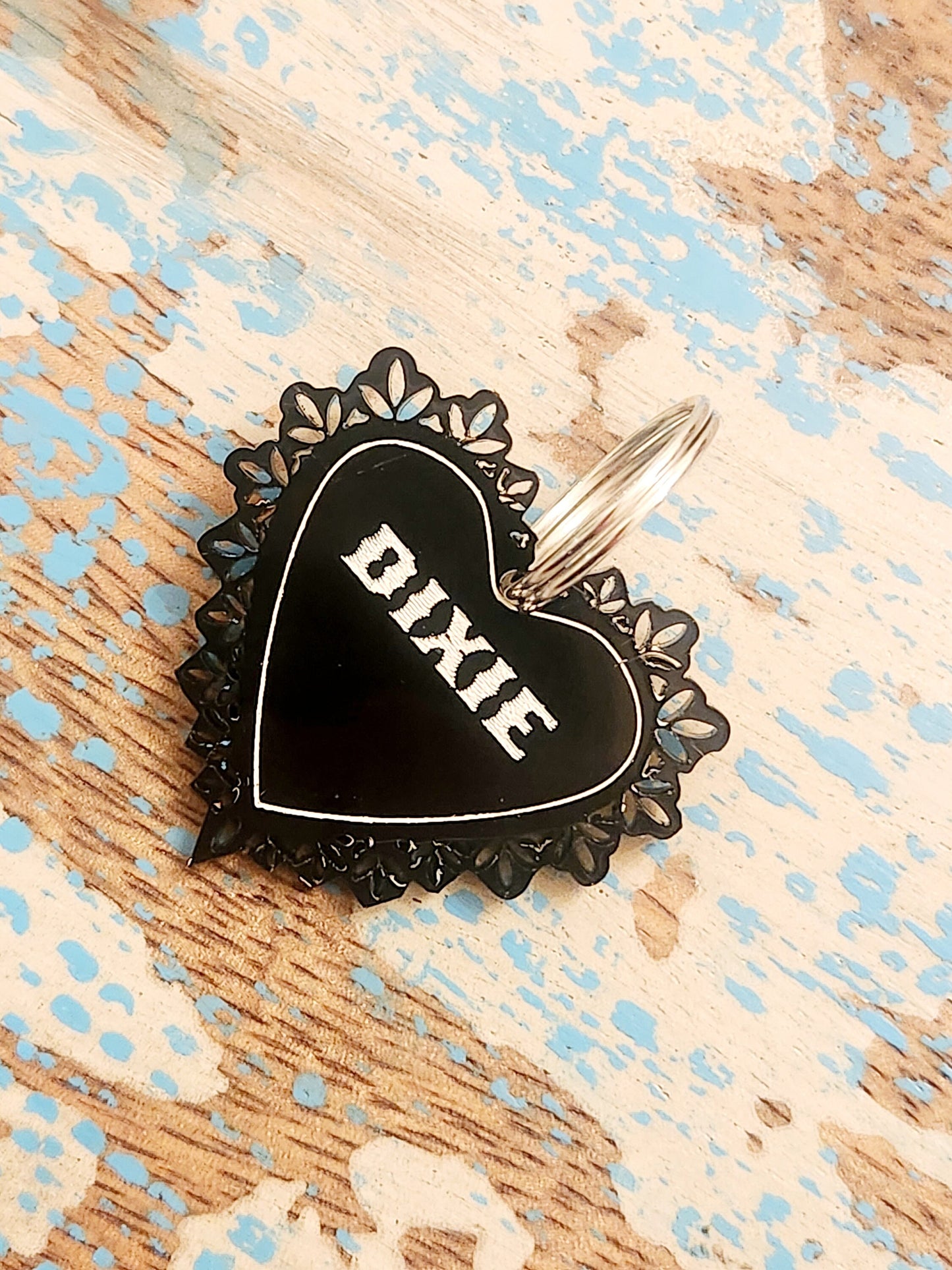 Dixie Heart Pet Tag ID More Colors