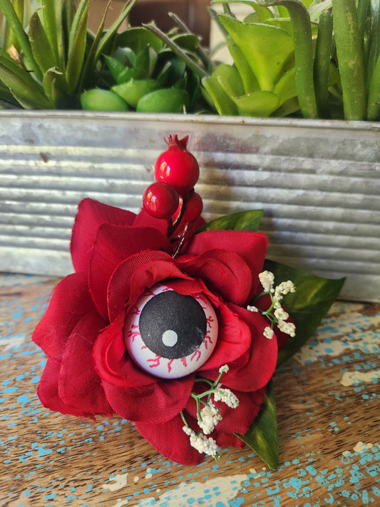 Deadly Eye Rose Clip