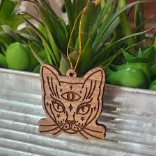 Third Eye Kitty Ornament