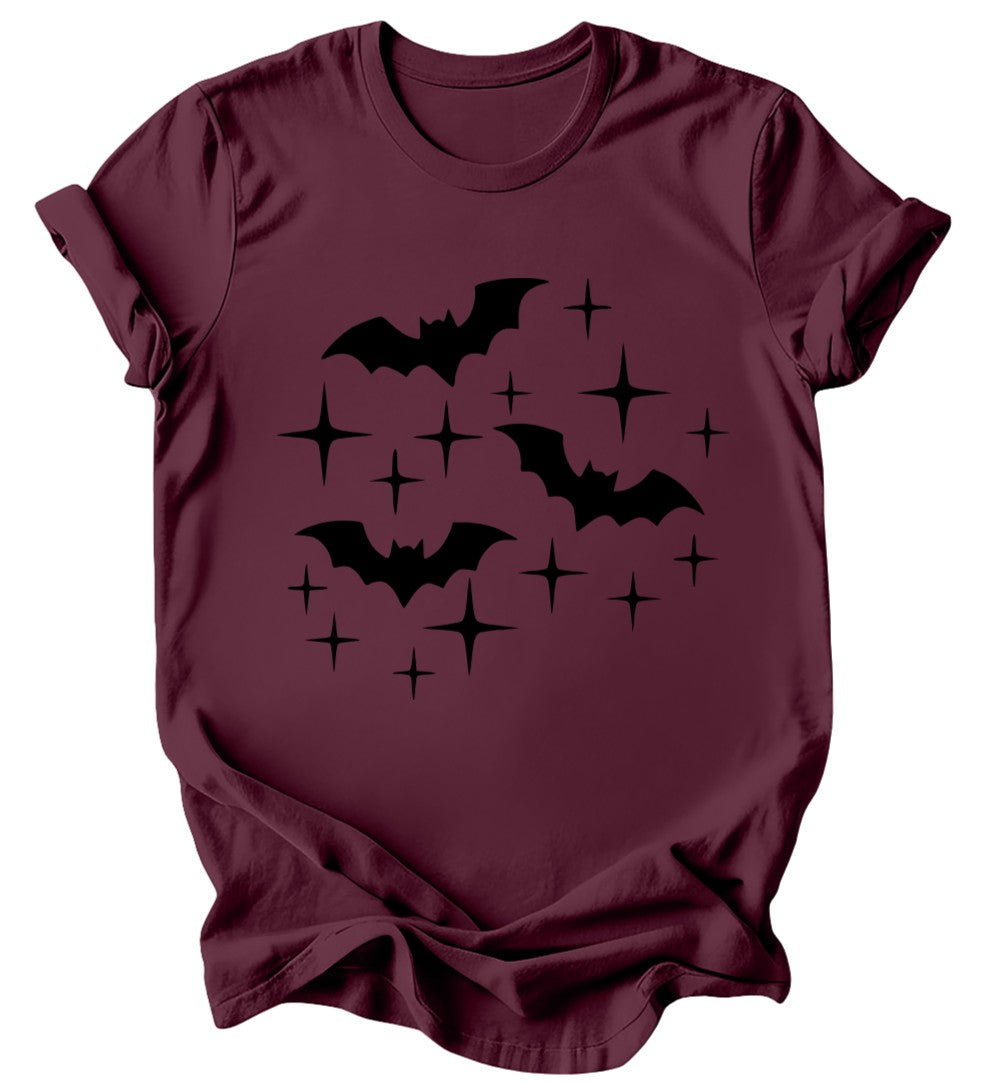 Bats & Twinkles - Burgundy or Emerald T-Shirt