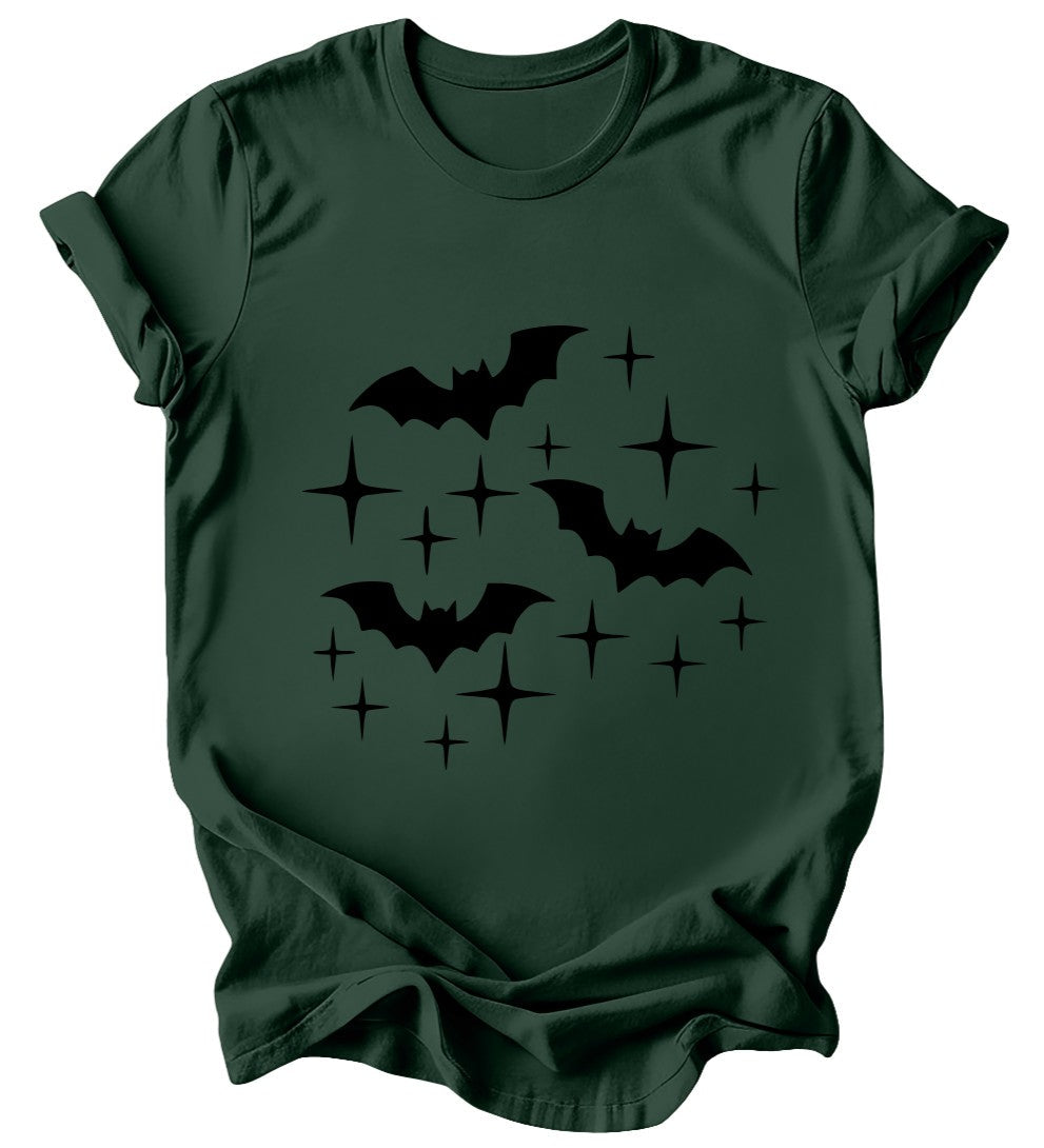 Bats & Twinkles - Burgundy or Emerald T-Shirt