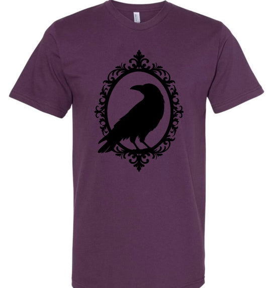 Framed Raven - PLUM - T-Shirt