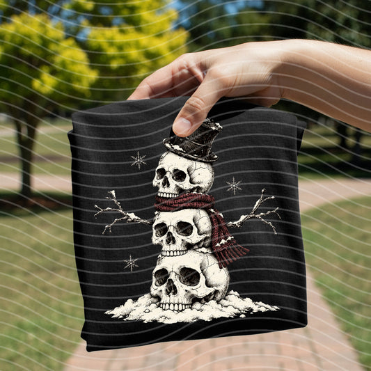 Skull Snowman Graphic Tee
