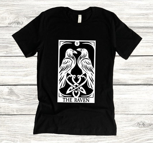 The Raven Tarot - Available in T-Shirt, Pullover, Hoodie, Tank or Long Sleeve