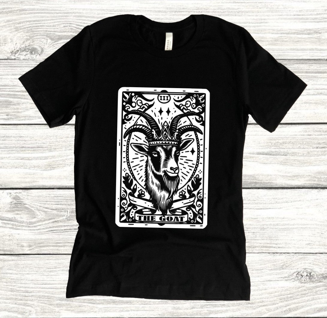 The Goat Tarot  - Available in T-Shirt, Pullover, Hoodie, Tank or Long Sleeve