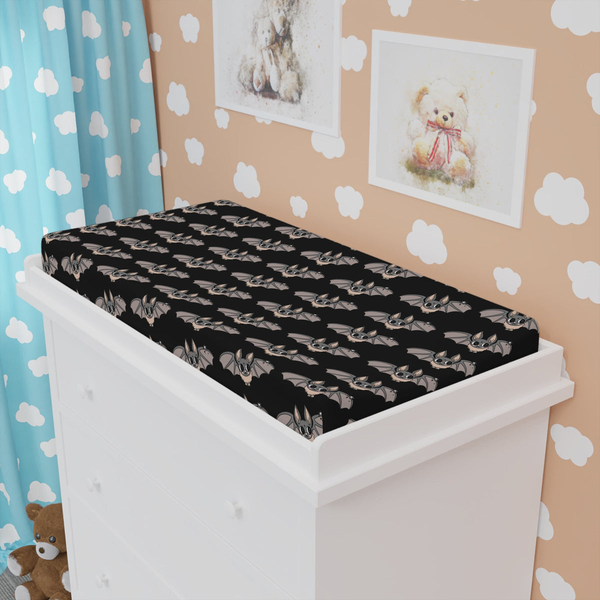 Cheeky Bat Diaper Changing Pad Cover