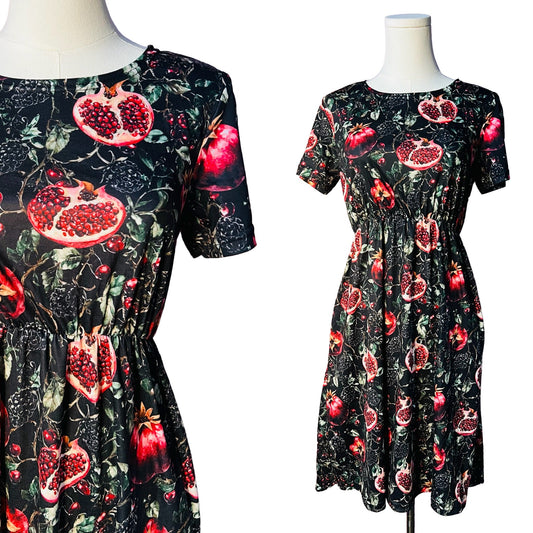 T-shirt Dress - Pomegranates