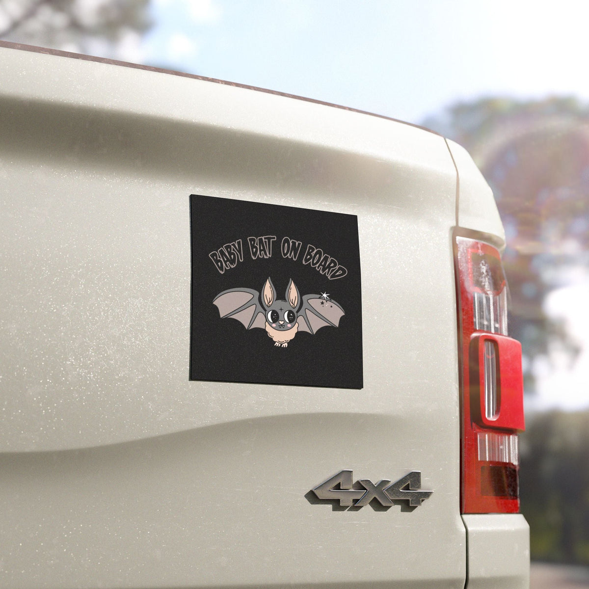 Baby Bat on Board Car Magnet