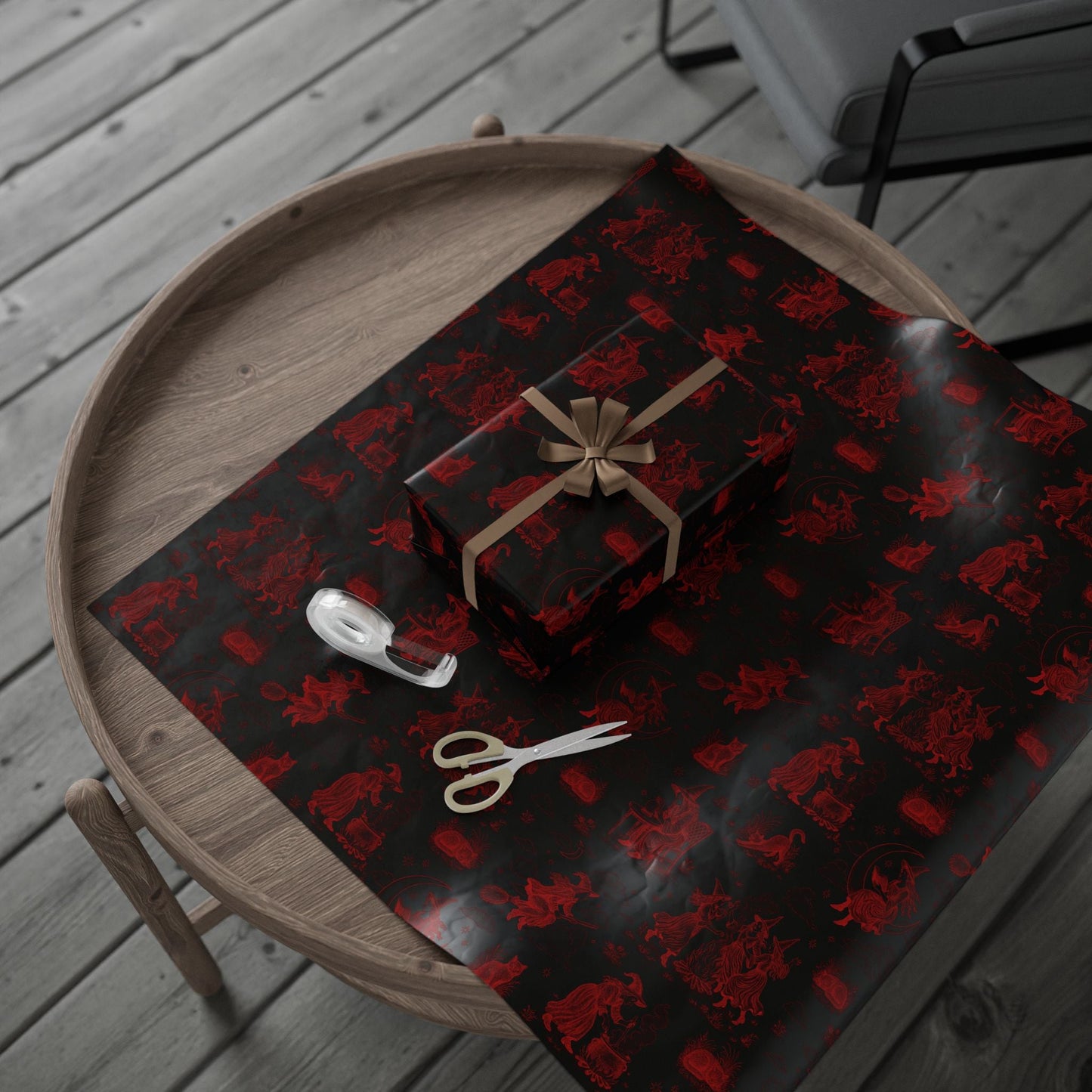 Witchy Toile Wrapping Paper