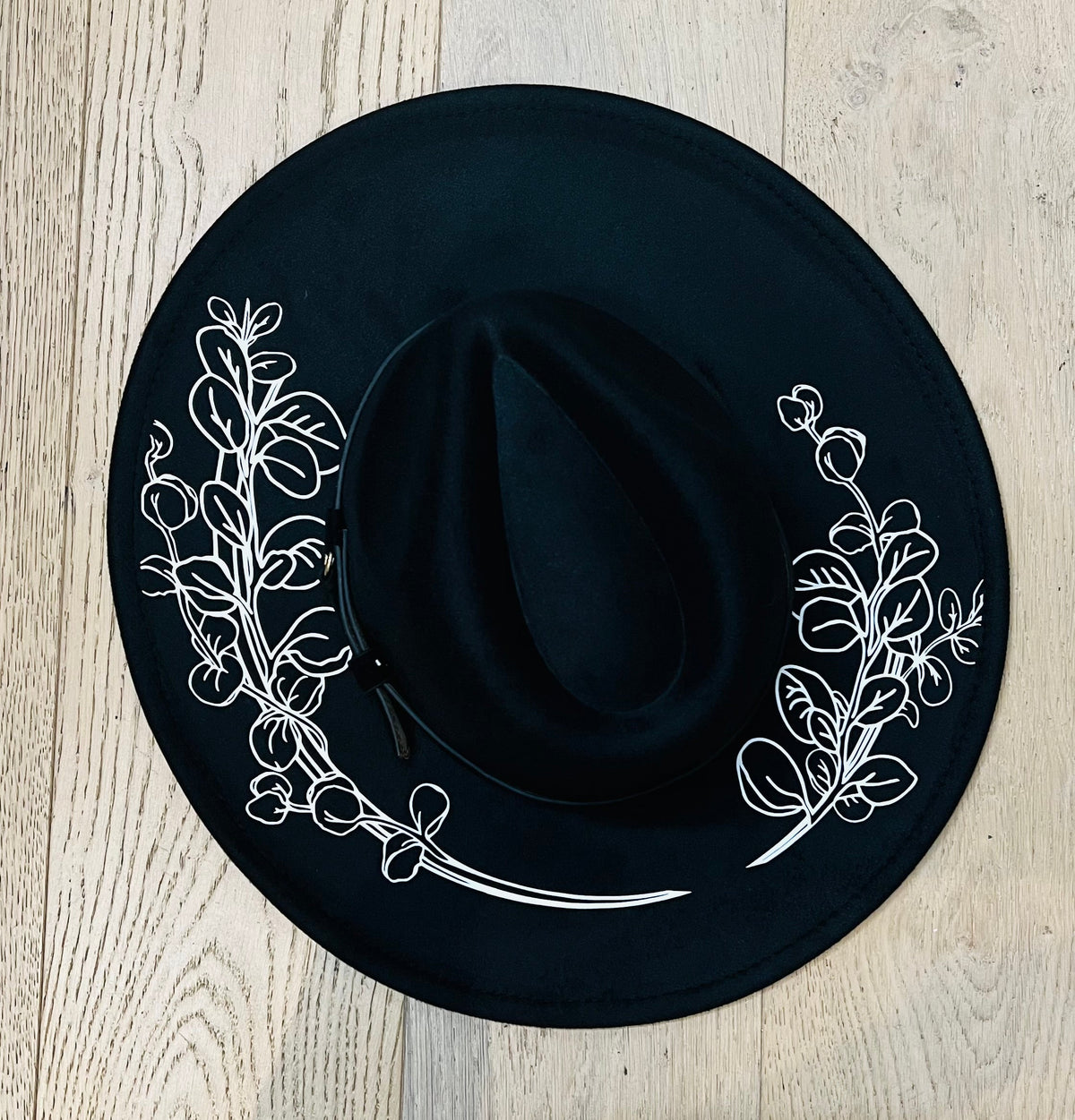 Vegan Felt Hat - XL Brim - Large Eucalyptus