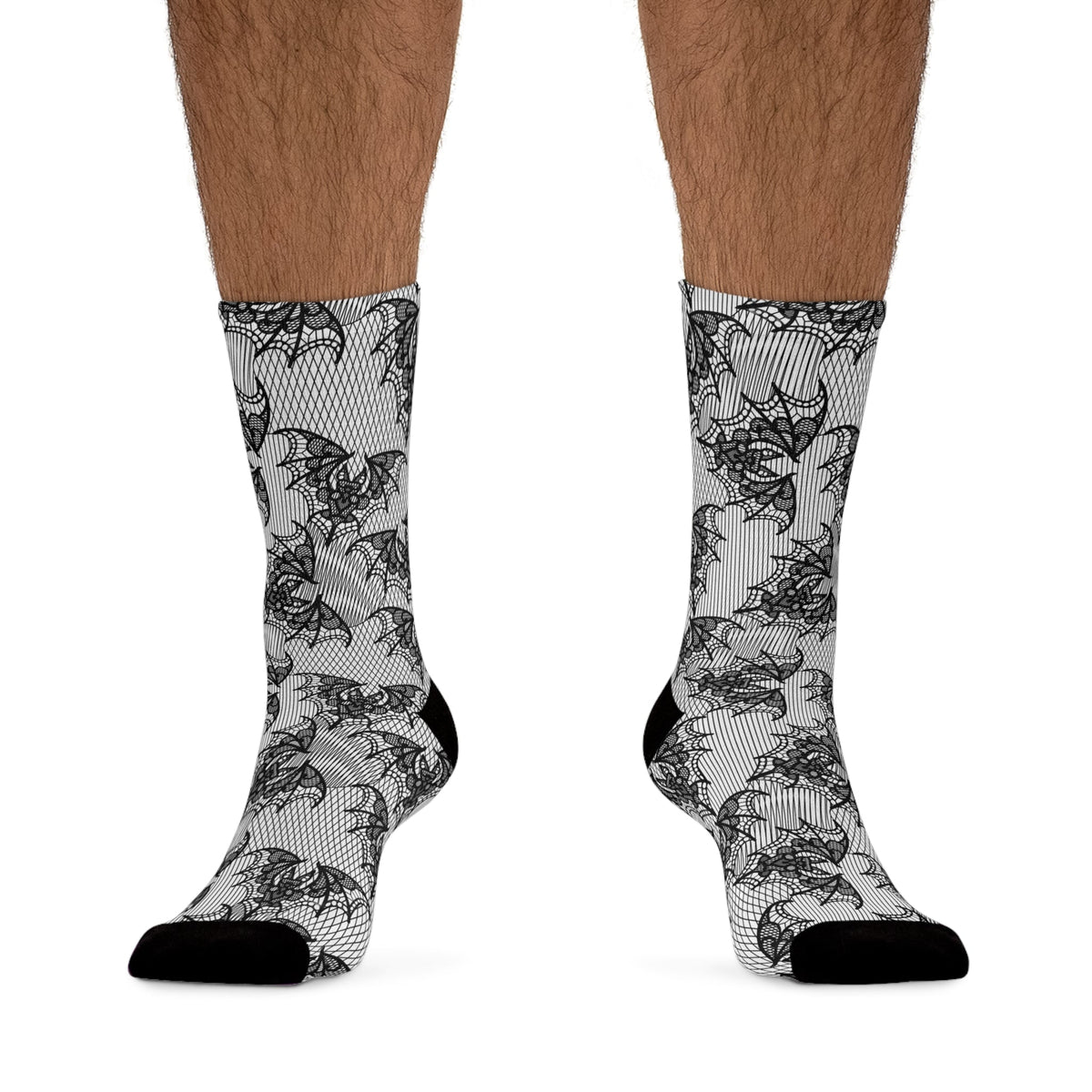 Lace Bat Recycled Poly Socks