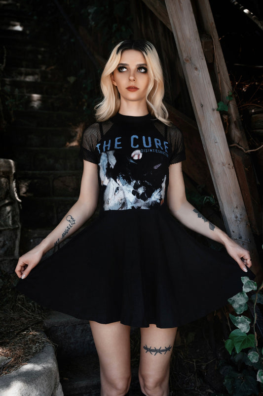 The Cure Fishnet Baby Doll Dress