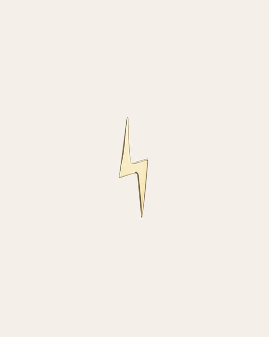 14k Gold Lightning Bolt for Locket