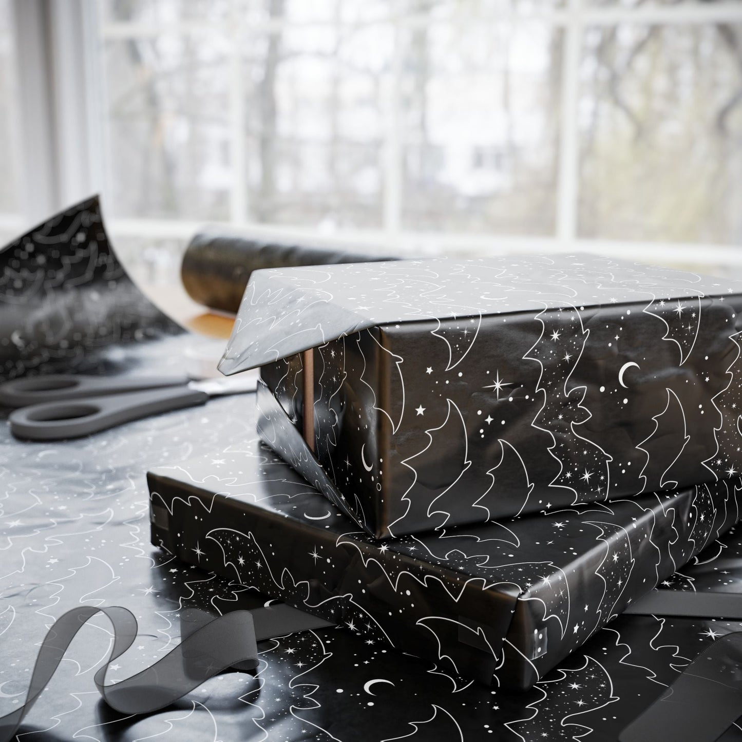 Celestial Bat Wrapping Paper