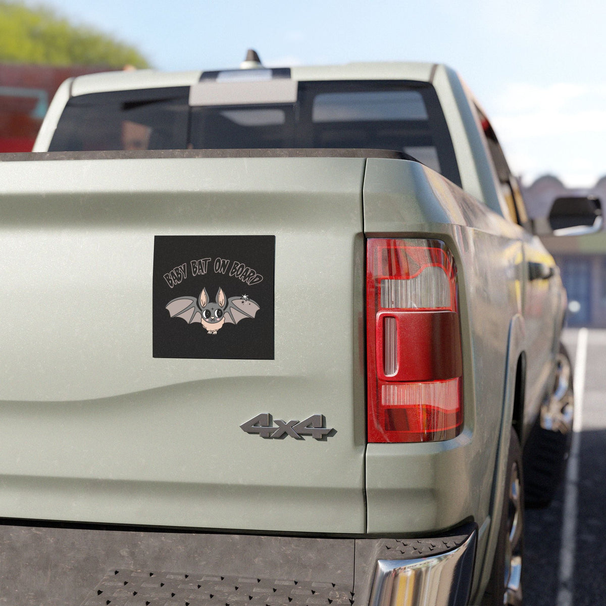 Baby Bat on Board Car Magnet