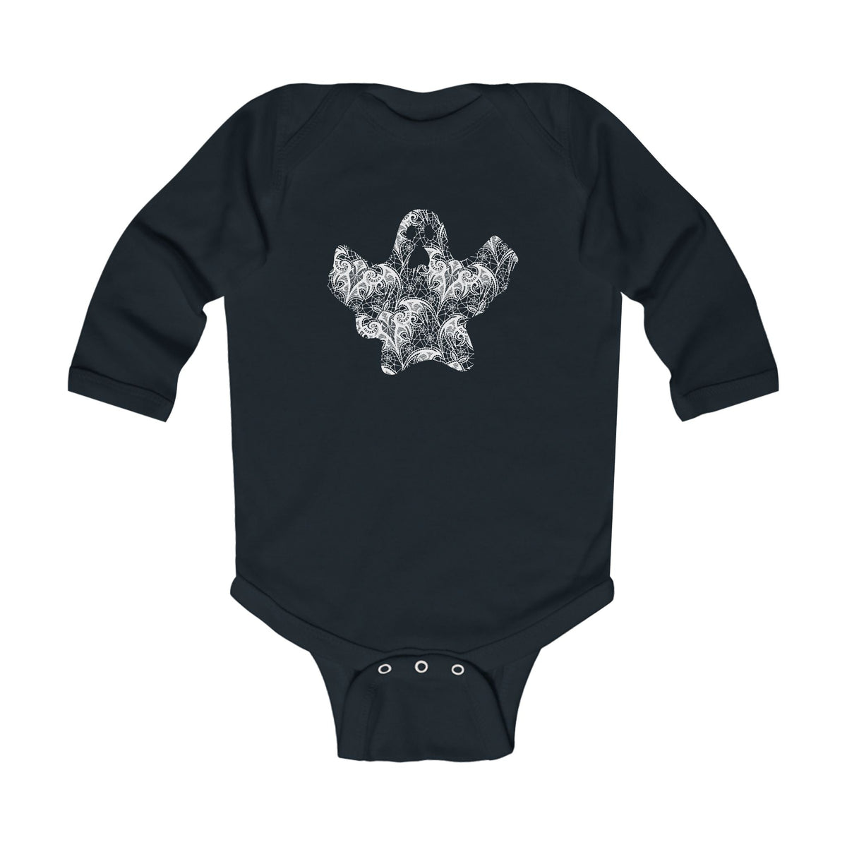 Lace Ghost Long Sleeve Onesie (Babies/Toddlers)