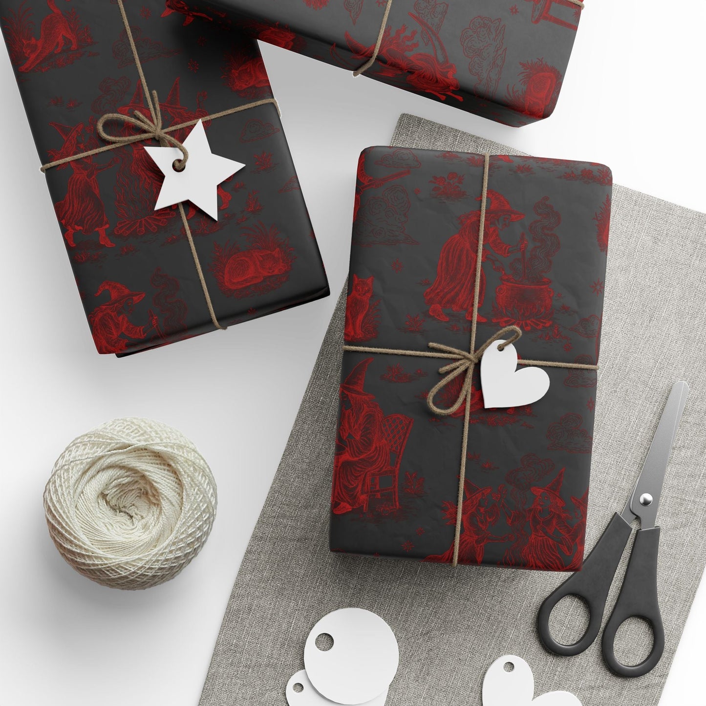 Witchy Toile Wrapping Paper
