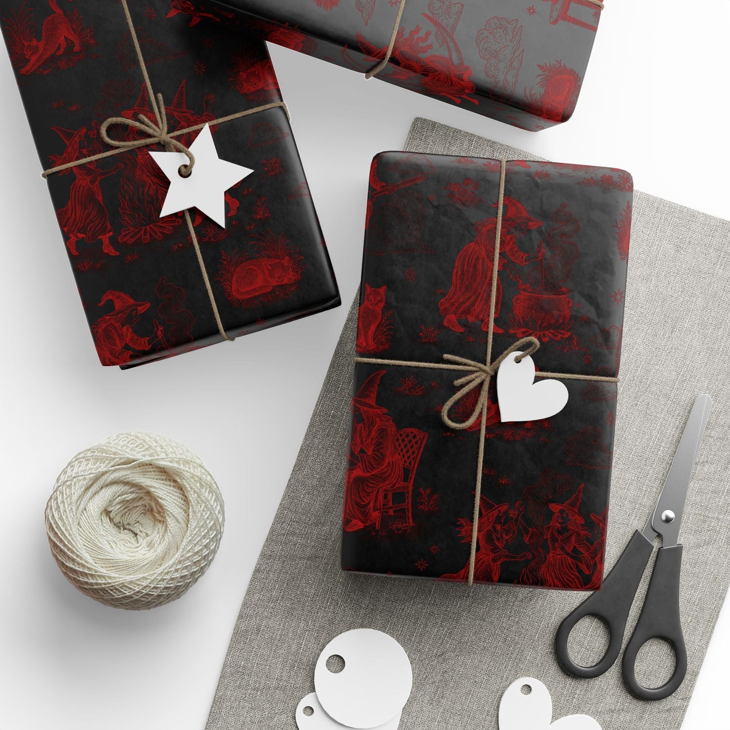 Witchy Toile Wrapping Paper