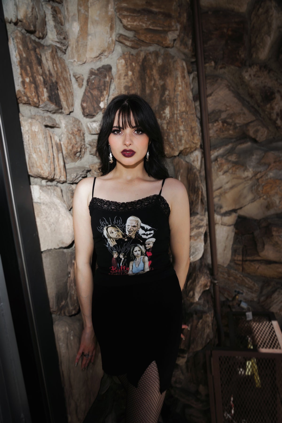 Buffy & Spike Cropped Lace Tank (Limited edition)