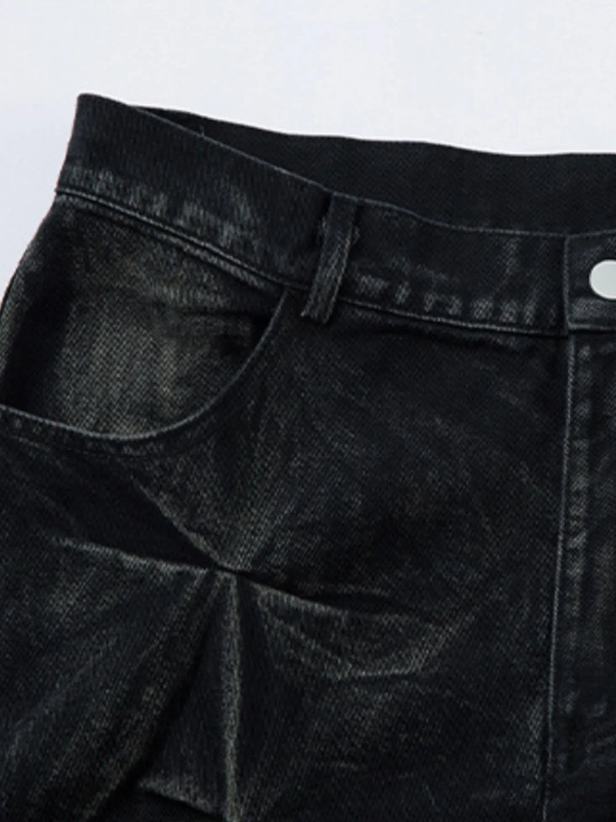 Funeral Static Seam-Detail Jeans