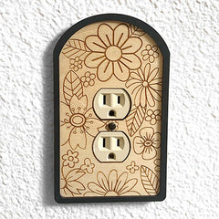 Summer Flowers Outlet Cover