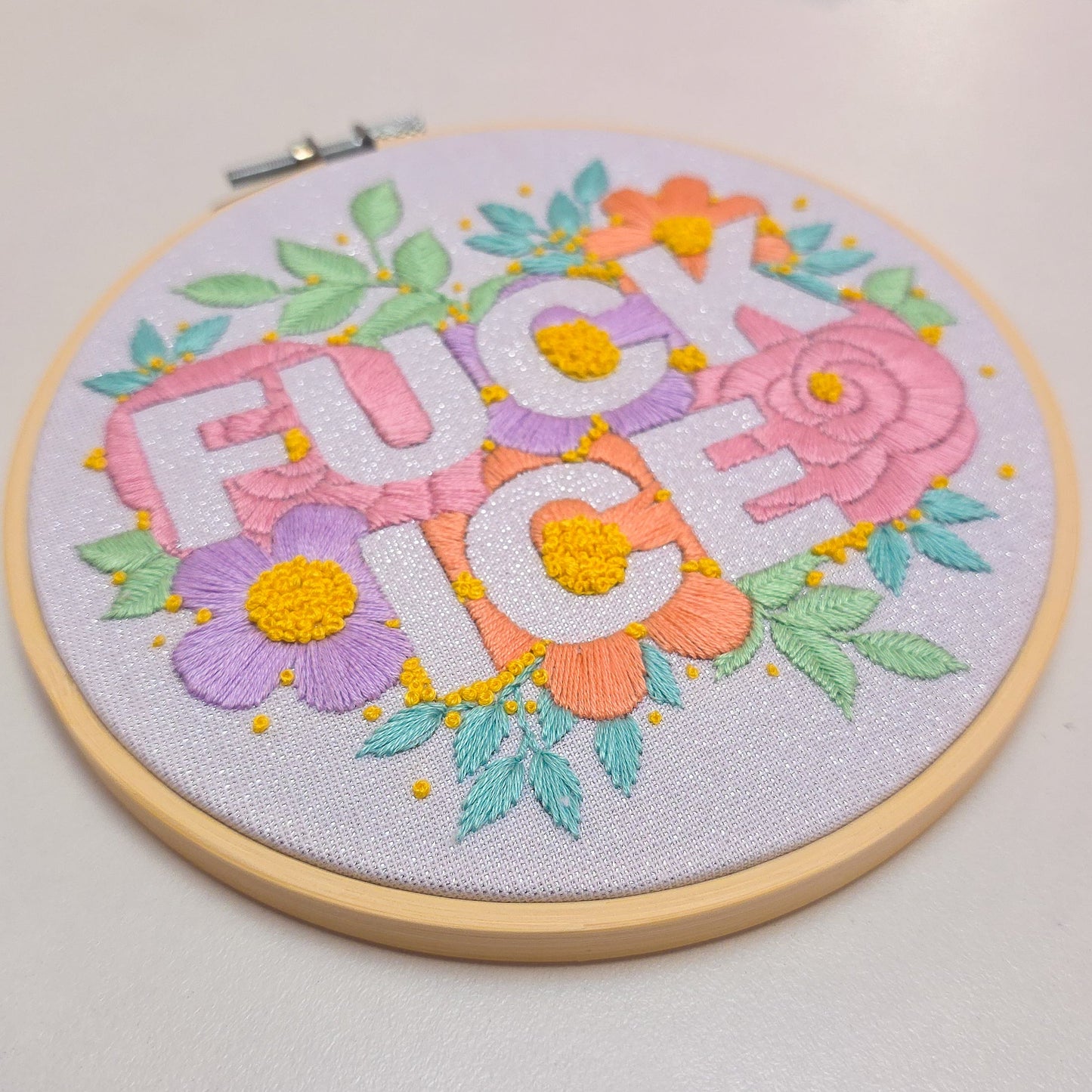 FUCK ICE - Embroidery Kit