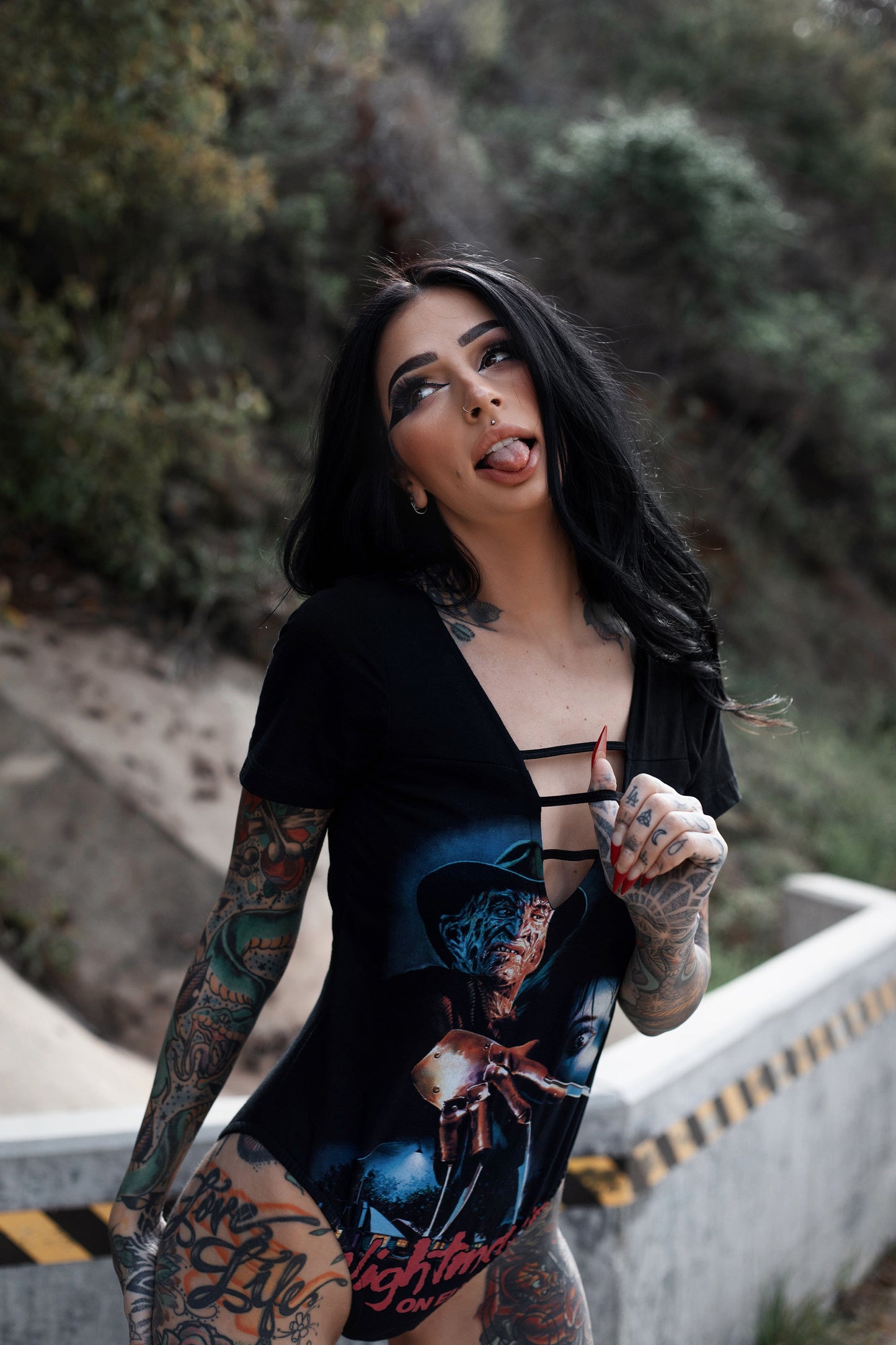 Freddy Lace Up Bodysuit