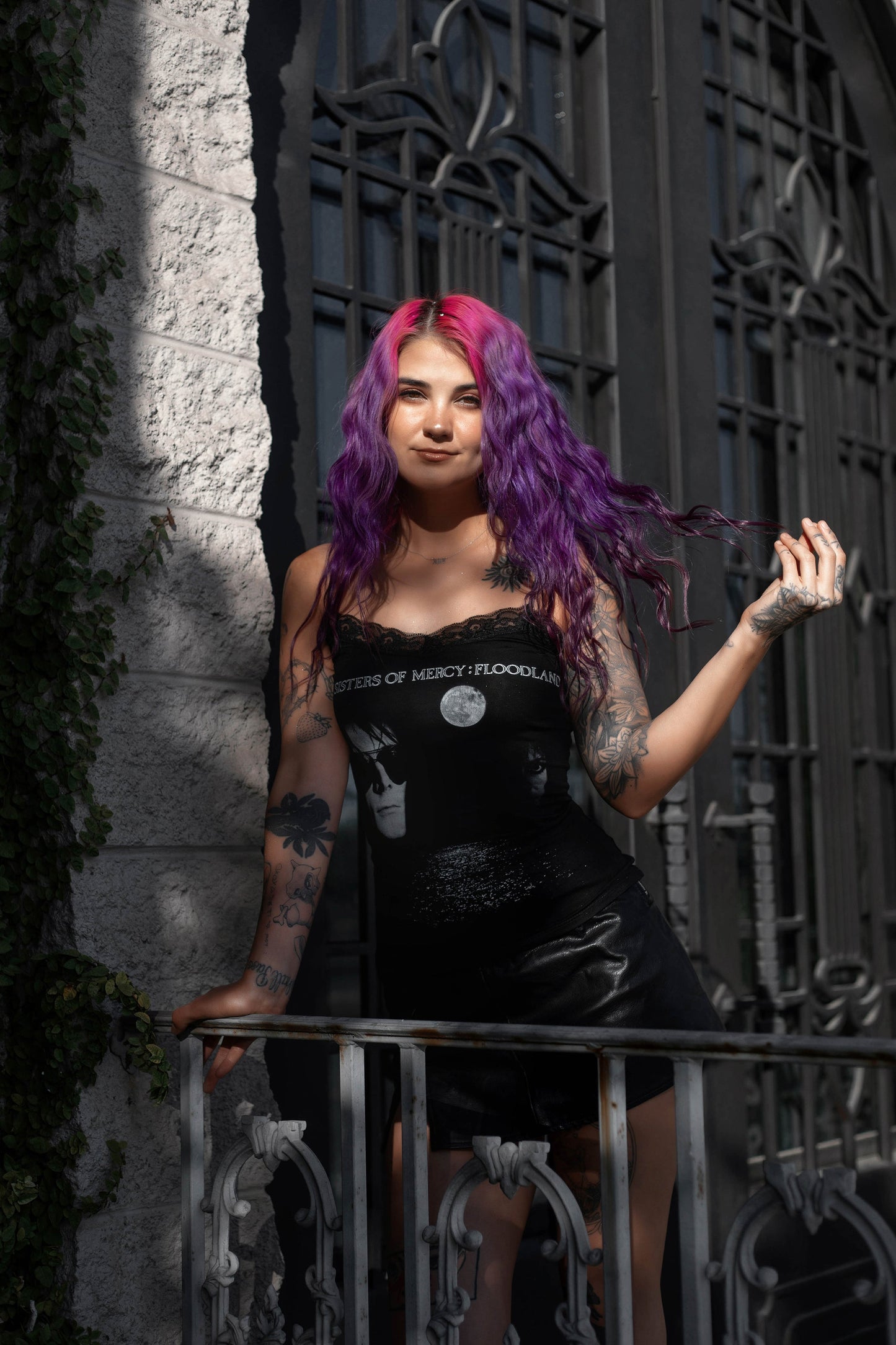 Sisters of Mercy (Full length) Lace Tank