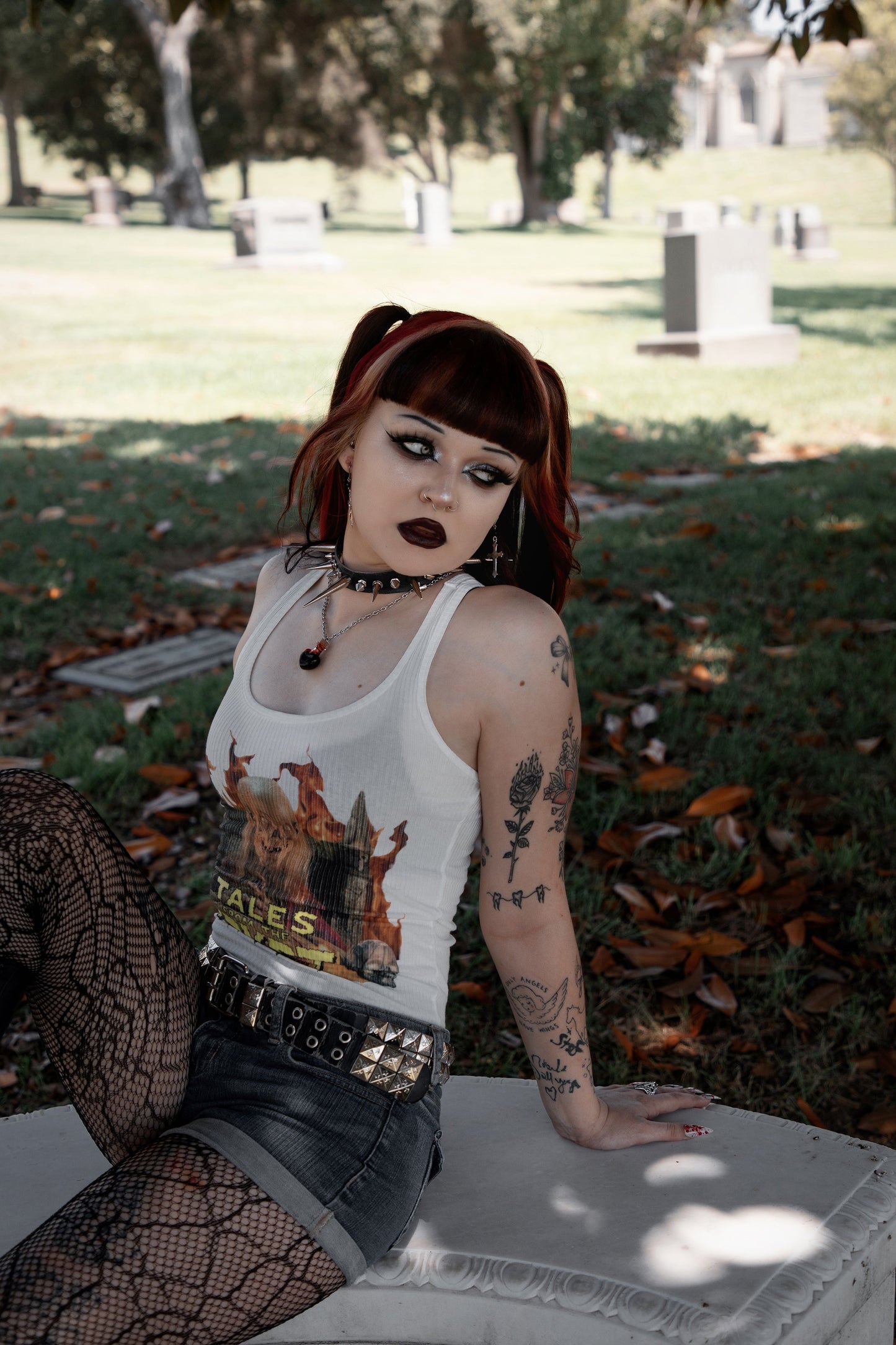 Tales from the Crypt Ribbed Tank Top