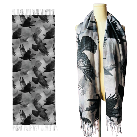 Vegan Scarf - Ravens