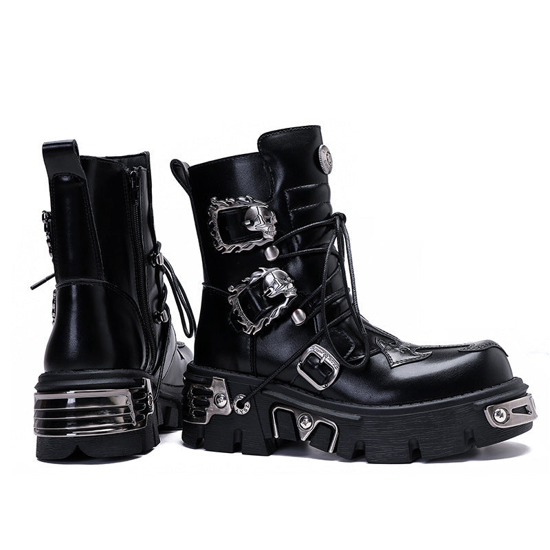 Iron Warden Gothic Unisex Combat Boots