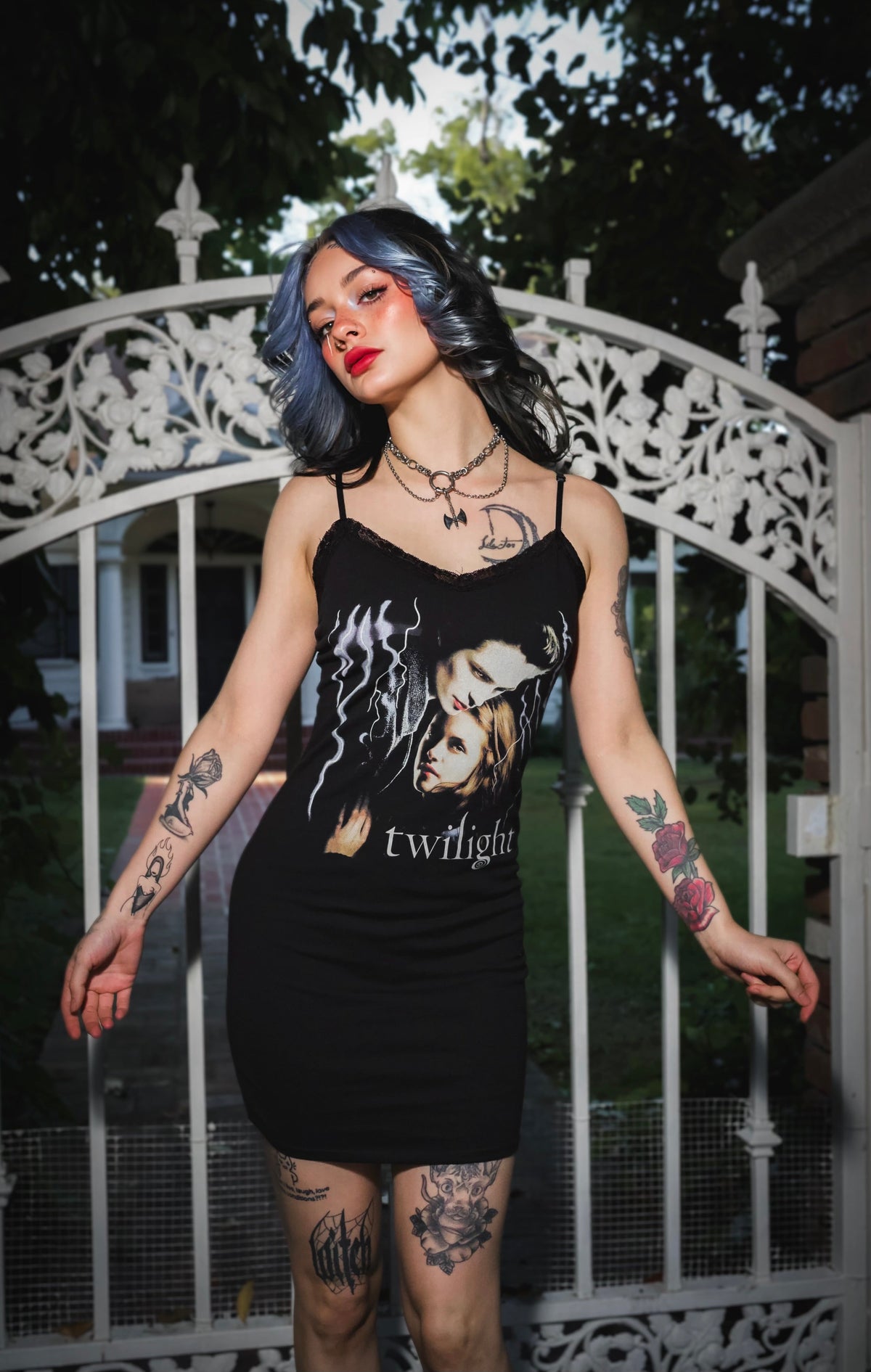 Twilight Lace Strap Dress