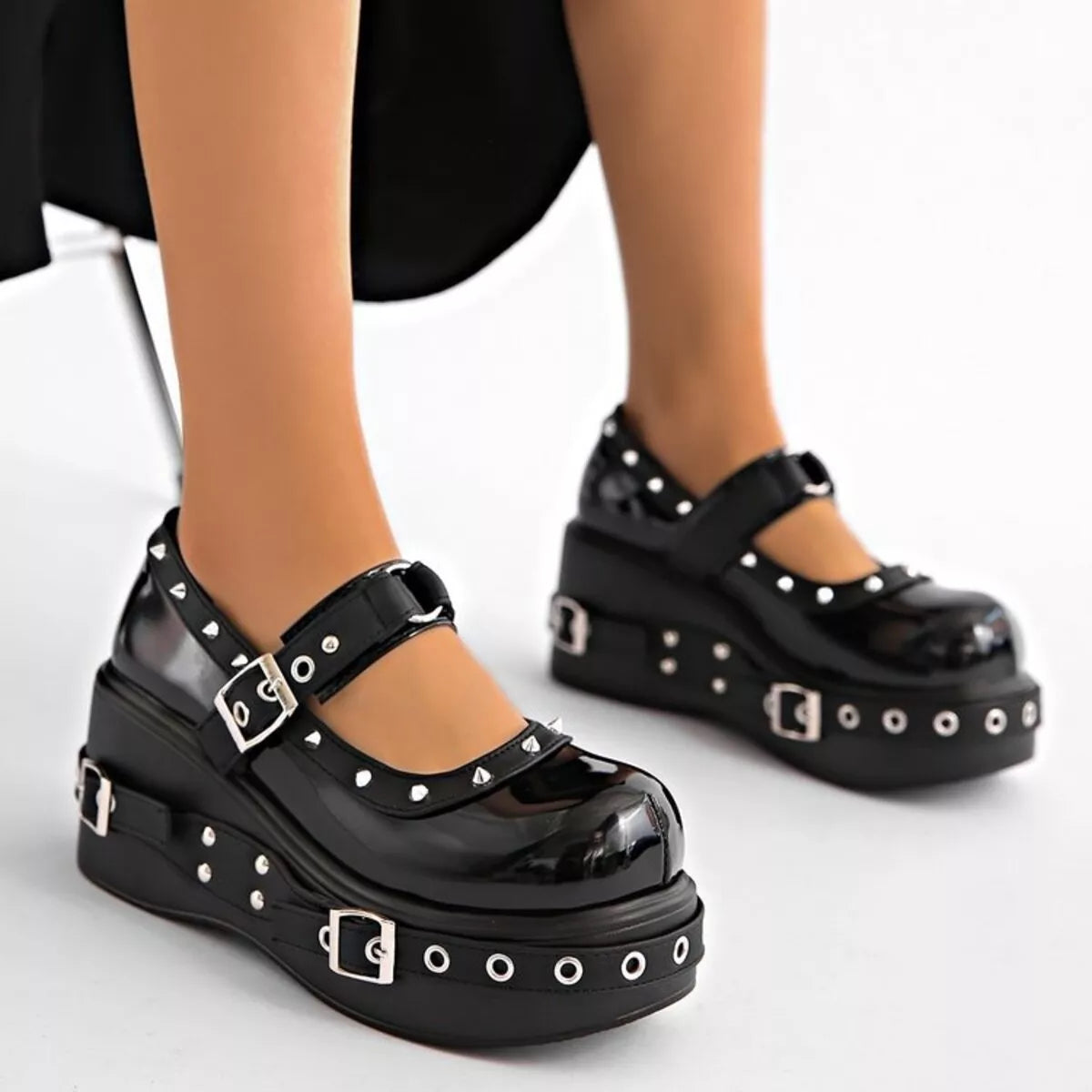 Hexed Mary Jane Platform Heels