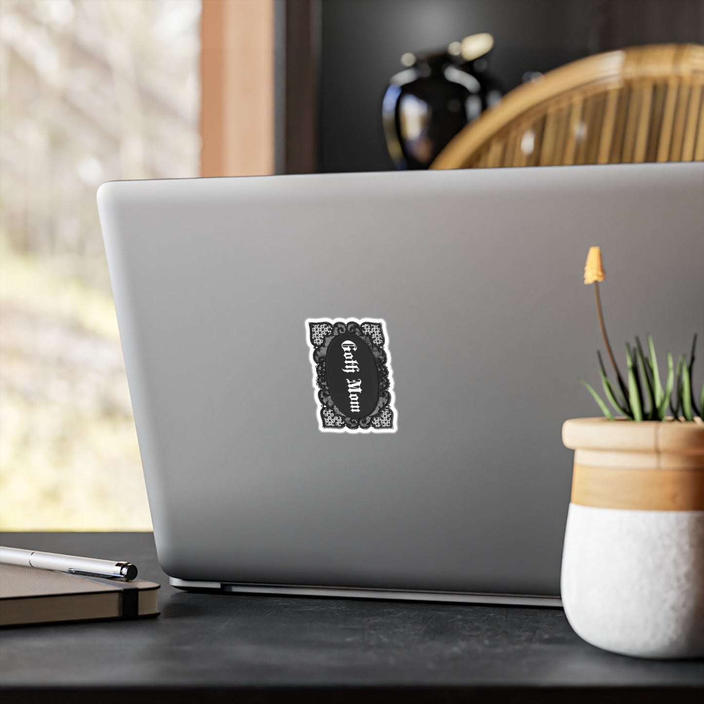 Goth Mom Elegant Sticker