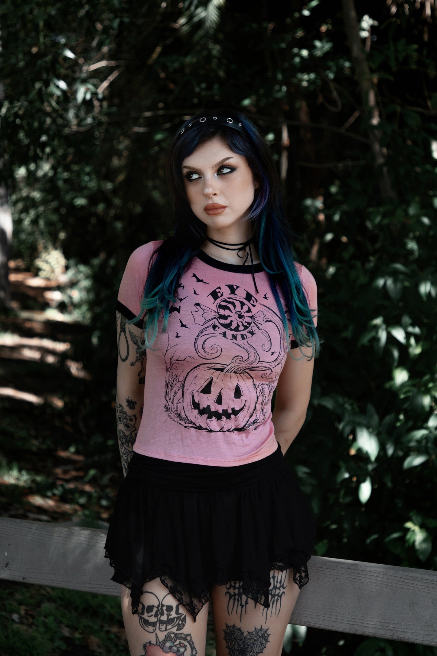 Eyecandy Ringer Tee